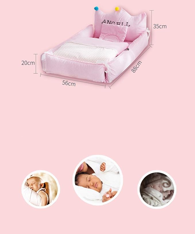 Descanso Y Sueno 01 90 50cm Cama De Cuna Portatil Plegable Nido Bebe Recien Nacido Adecuada Para Bebes De 0 A 18 Meses Bebe Terenowiec Com