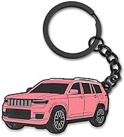 Vista 11 de Llavero para Jeep Grand Cherokee, para Jeep Grand Cherokee Accesorios 2011-2022, llavero de metal