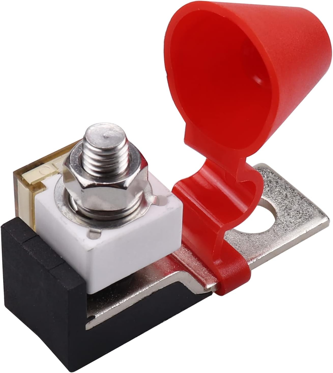 400A Battery Fuse+MRBF Terminal Fuse Block,Single Stud-Max Voltage 58V for Car Marine Boat RV