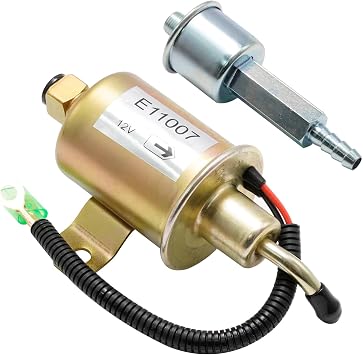 149-2311 Fuel Pump and Fuel Filter, Replacement for Cummins Onan QG4000 4000 4KW Replacement for Camp Power QG RV Generators, Replaces 149-2457