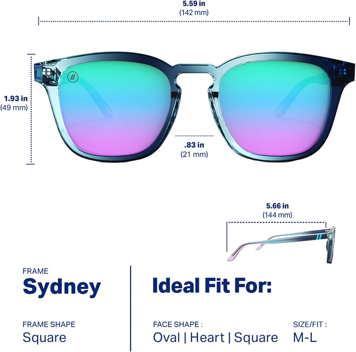 Blenders Eyewear Sydney – Polarized Sunglasses with Gold-Plated Metal Core – 100% UV Protection – For Men & Women - Image 7
