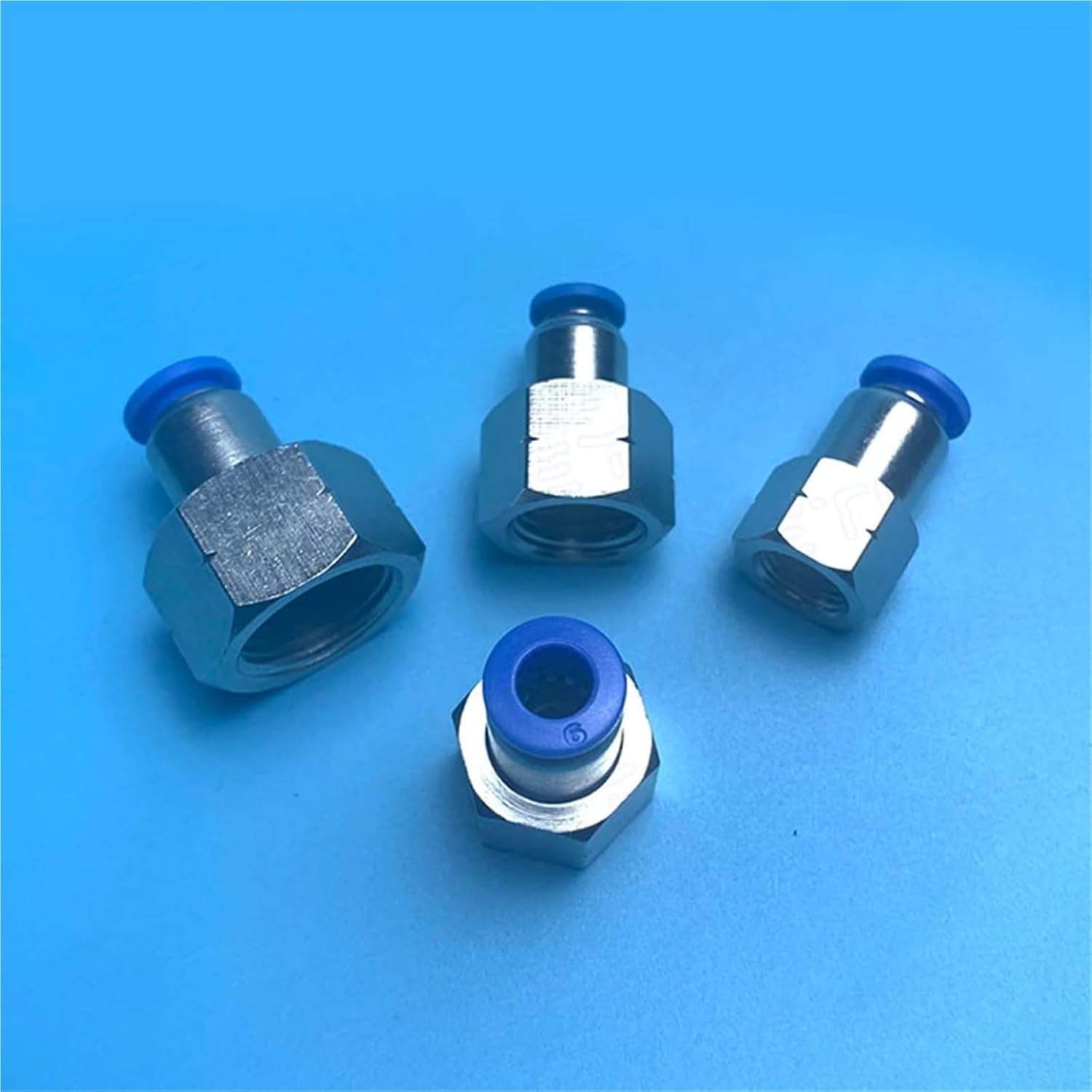 1pcs PCF Pneumatic Quick Connector NPT Internal Thread N1/8 N1/4 N3/8 N1/2 PU Hose Air Pipe 4 6 8 10 12mm 6-NPT1/4(PCF10-N03(NPT3l8))