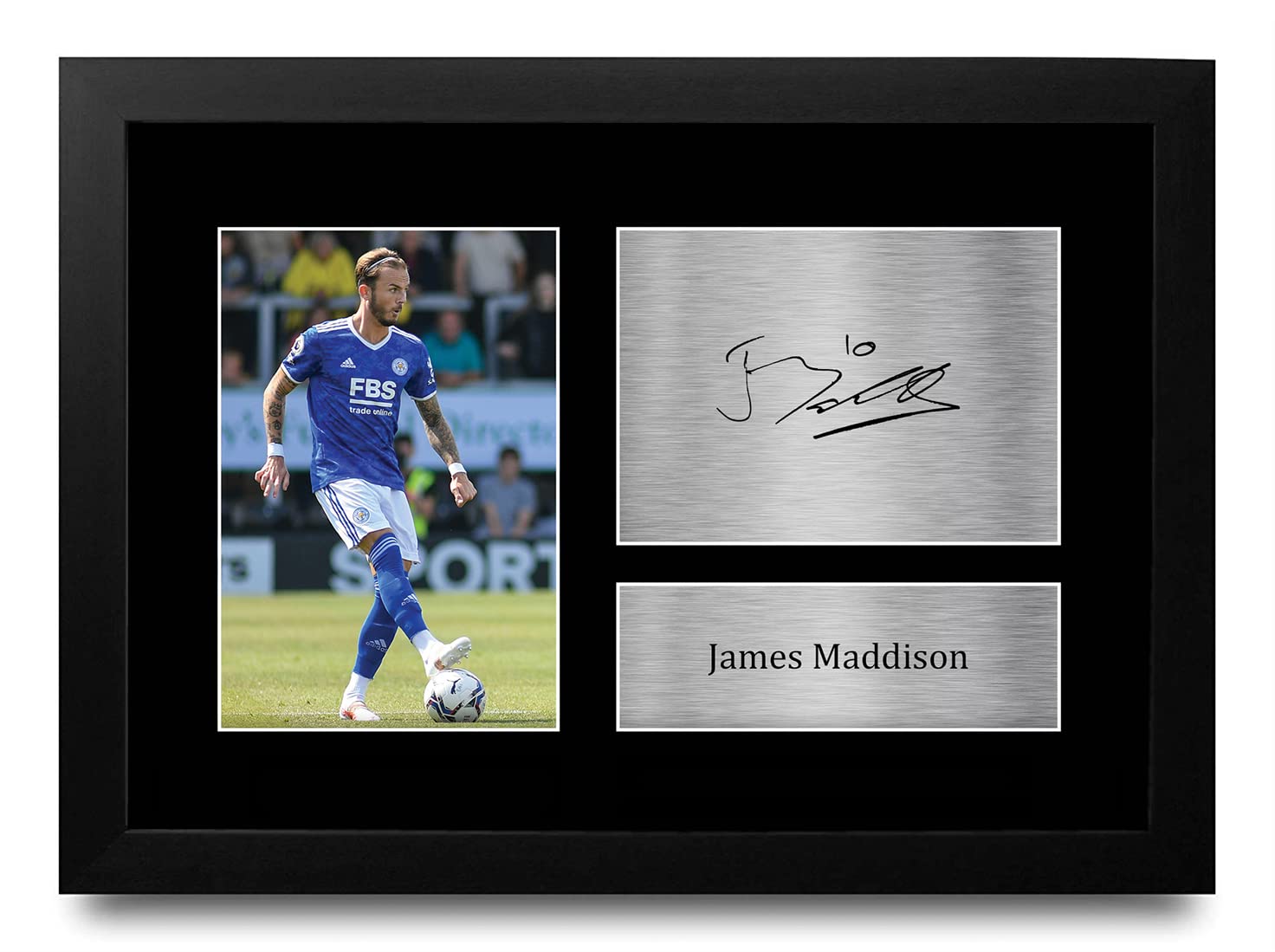 Foto Con Autografo Stampato Di James Maddison – Quadro A4 Incorniciato, Regalo Per Appassionati Di Calcio - 5