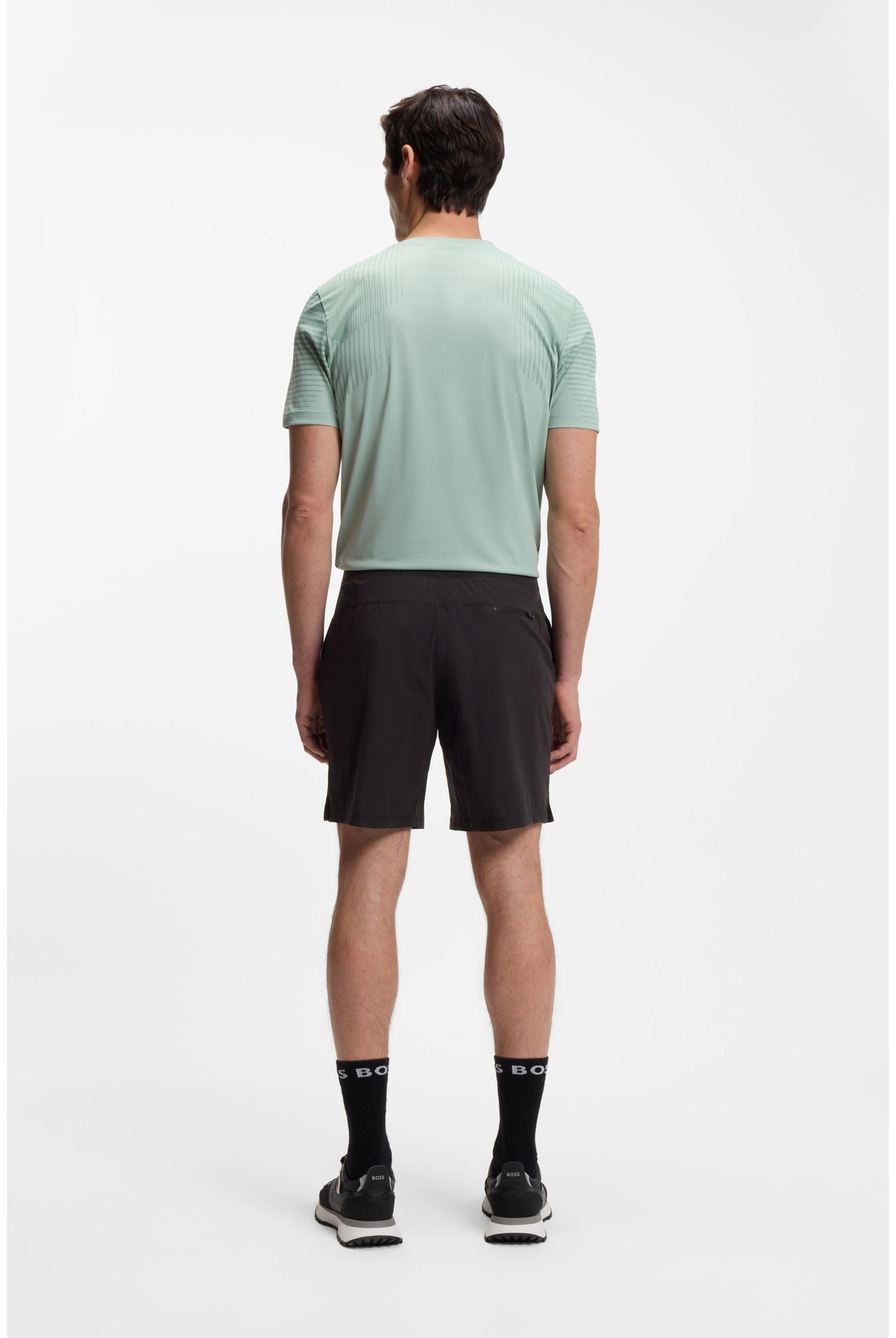 BOSS Sportive Shorts Mit Vier-Wege-Stretch Und Wasserabweisendem Finish