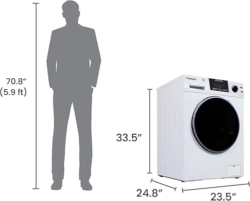 Miniatura 4 de All-In-One CONVERTIBLE 5500 Washer-Dryer 18lb1.9cf Cycle 1400RPM
