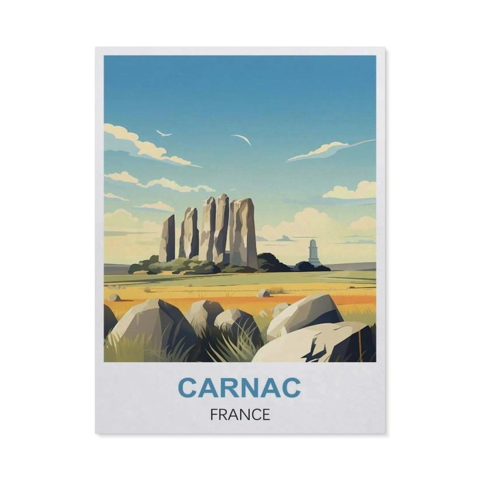Metal Signs，Carnac France(30x40cm）