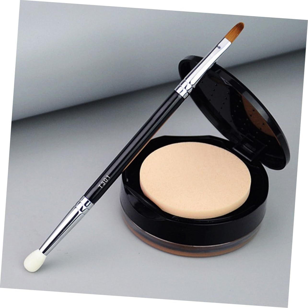 Dual-Head Concealer Brush 3Pcs Portable Makeup Tool for Coverage Professional Cosmetic Brush for Skin Types for Detailed Touch-Ups