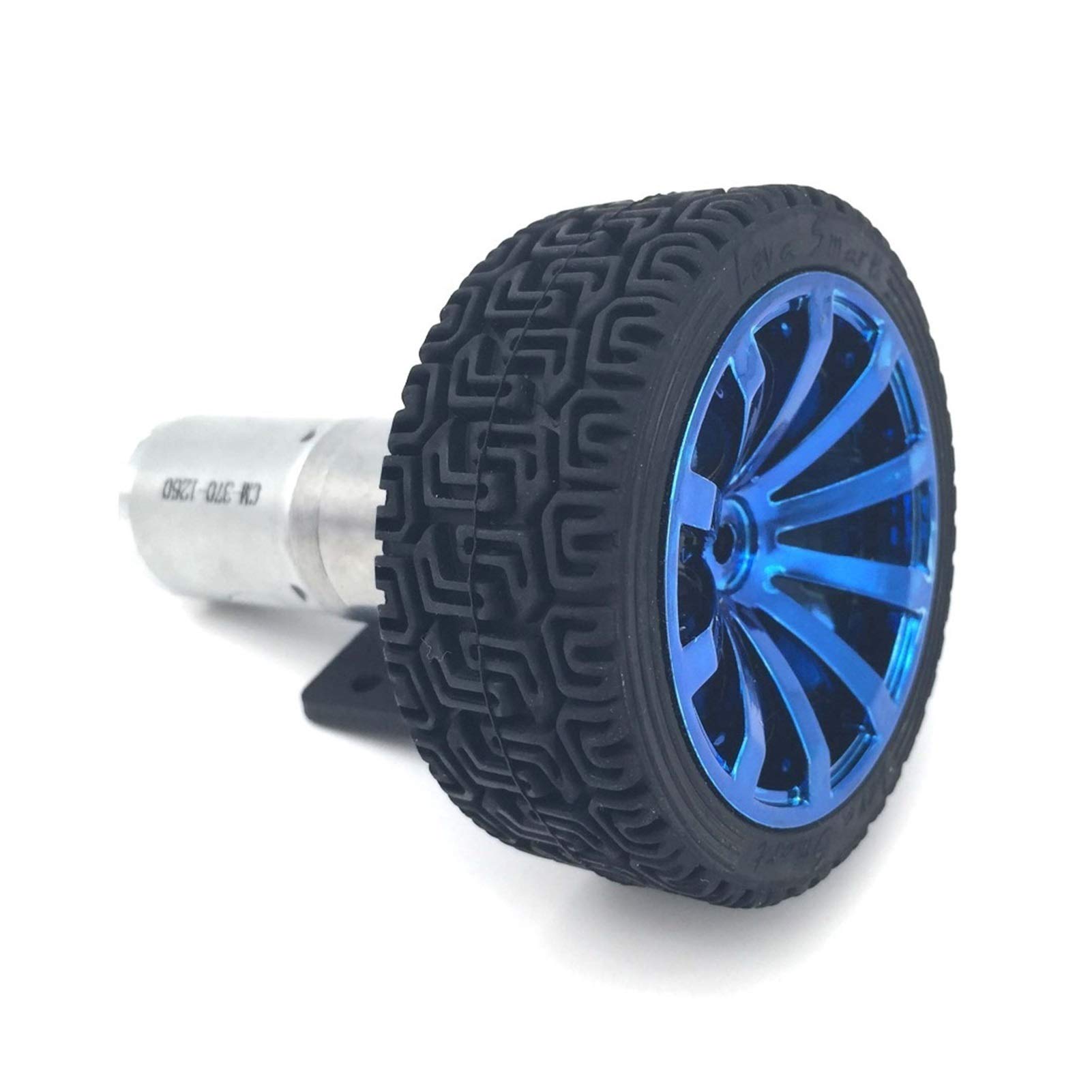Pequeño Motor eléctrico DC 6V 12V 24V Motor de Motor Eje de 4 mm, con Soporte de Montaje Acoplamiento de 65 mm de 65 mm RPM 12-620 RPM, Usado for el Motor Modelo de automóvil