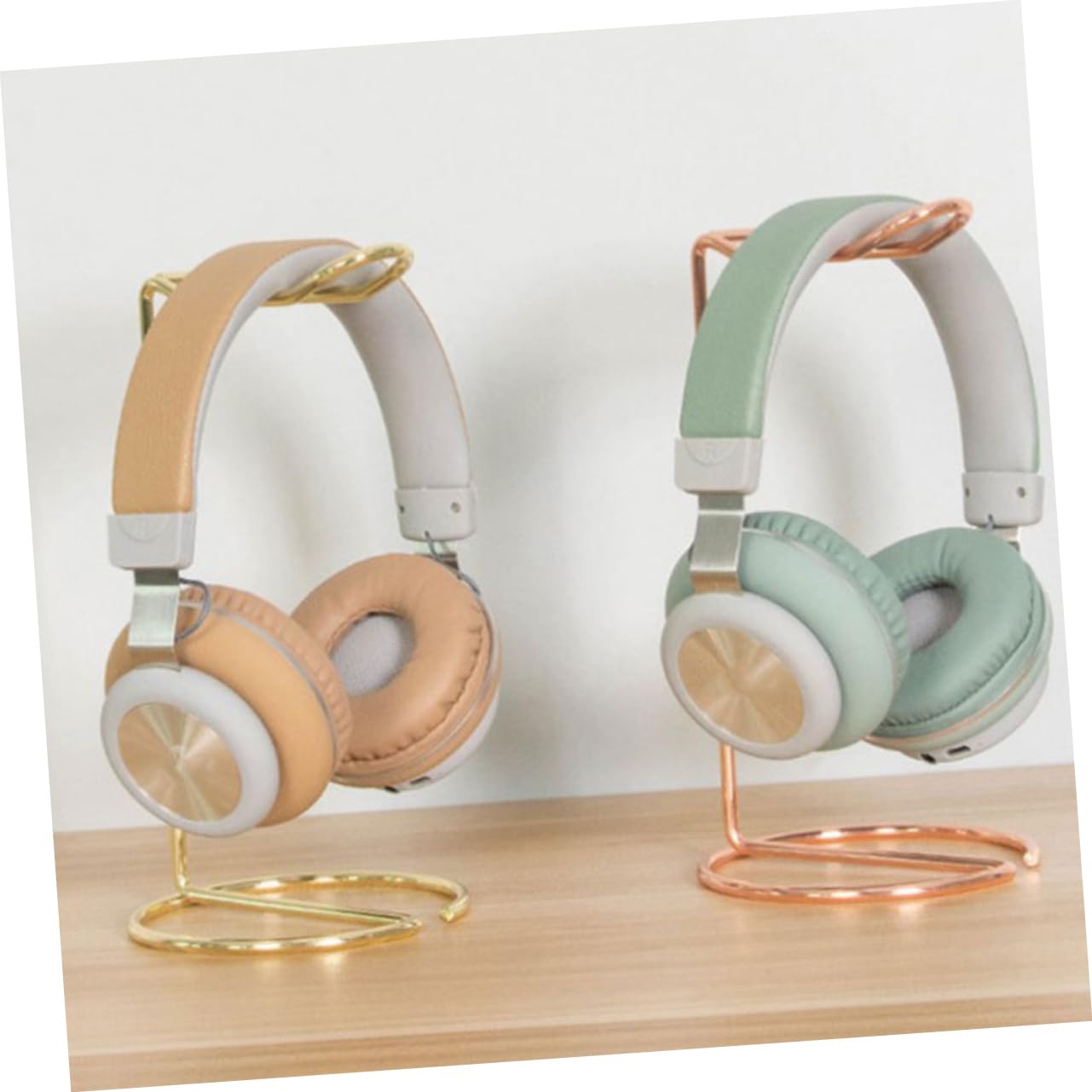 Cabilock Soporte Simple Para Auriculares De 3 Uds Soporte Para Auriculares De Oficina Para Escritorio Para es De Hierro Dorado