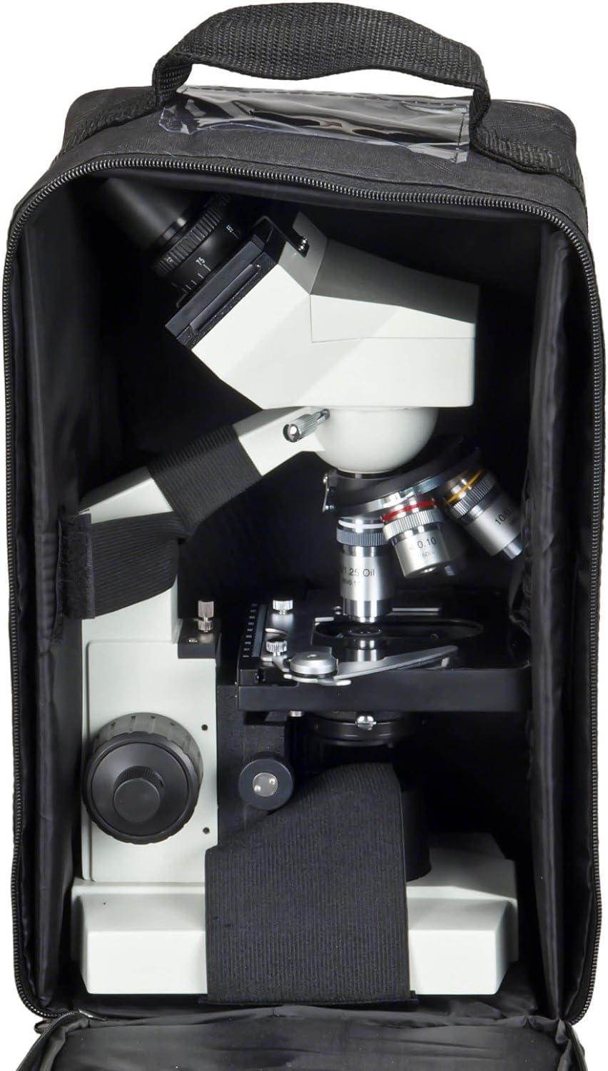 OMAX - Funda de vinilo para microscopio compuesto M82ES MD82ES10 MD810 (20,3 x 17,78 x 33 cm)