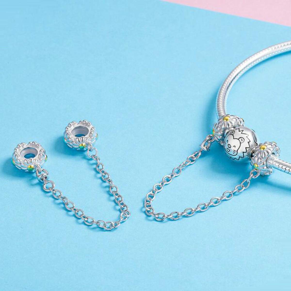 Zawieszka do bransoletki Pandora, srebro próby 925, koraliki, łańcuszek, charms, damski, europejski styl, wąż, łańcuszek, bransoletka, biżuteria, Cyrkonia , Koralik,