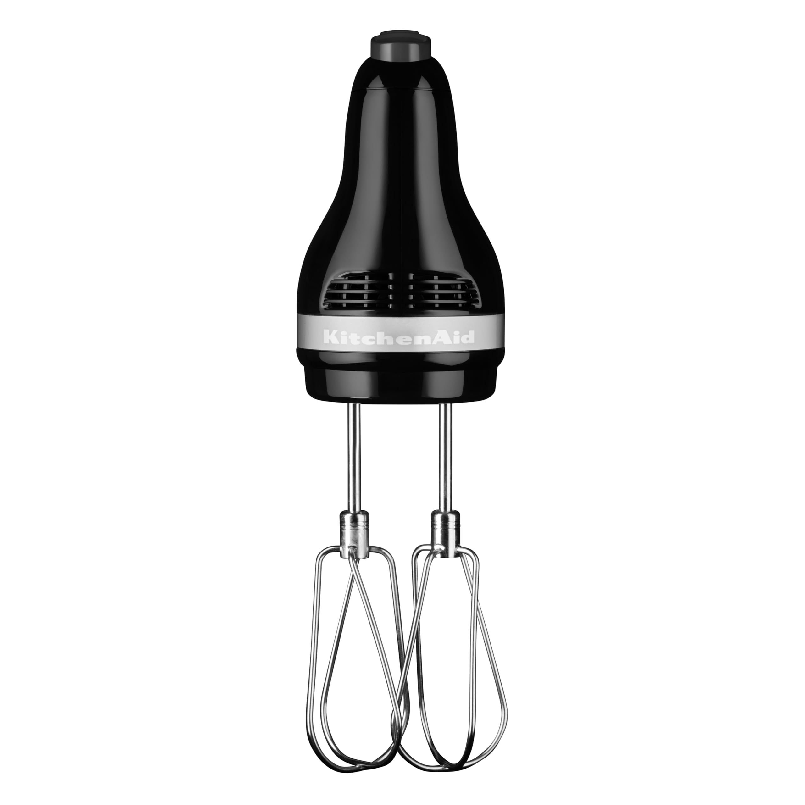 KitchenAid Batidora de Varillas Clásica 5 Velocidades, Motor DC Silencioso 85W, Varillas Turbo y Batidor 16 Hilos en Acero Inox, Bate, Mezcla y Remueve, Expulsión con un Toque, Onyx Black
