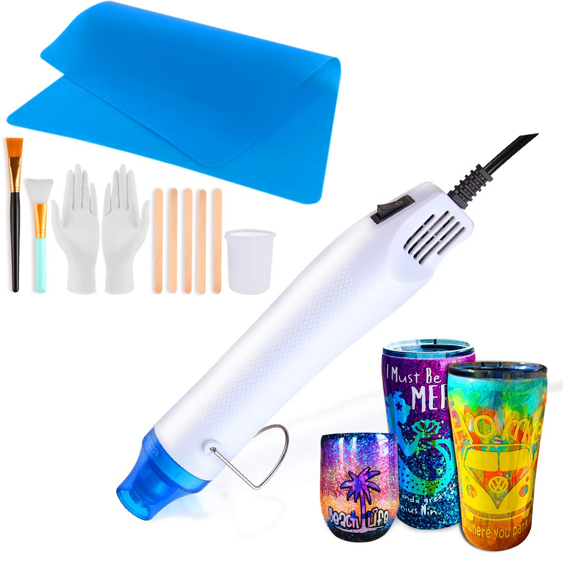 Buy Mini Heat Gun,Genround Heat Shrink Tube Wrapping PVC For Crafts