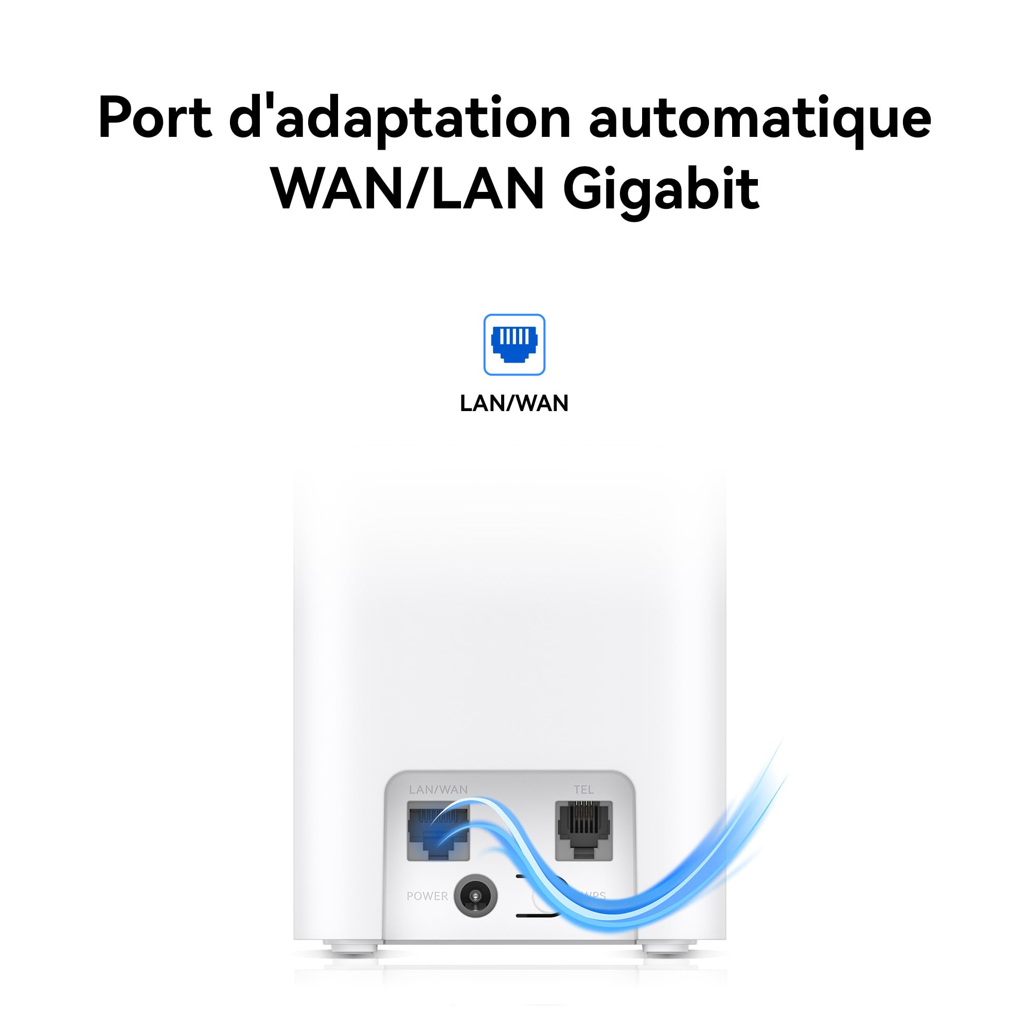 Routeur 5G CPE 5s H153 Wi-Fi 6 AX3000 3600 Mbit/s Antenne 9 dBi LAN/WAN
