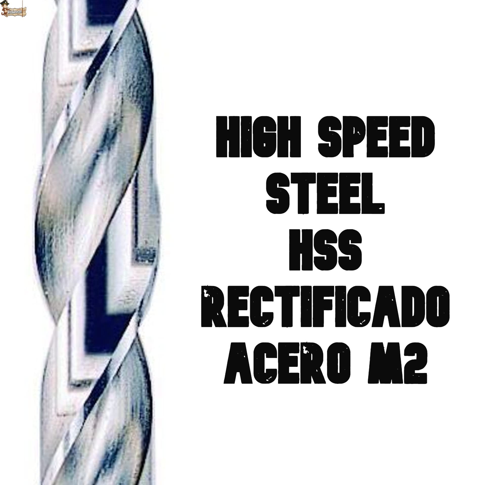 BricoLoco.com Kit estuche brocas metal acero rápido rectificada. Juego 25 brocas HSS-R M2 DIN 338. Metal, aceros e inoxidables. Ángulo corte 130º. Cilíndricas. Profesional. (25 BROCAS (1-13x0,50))