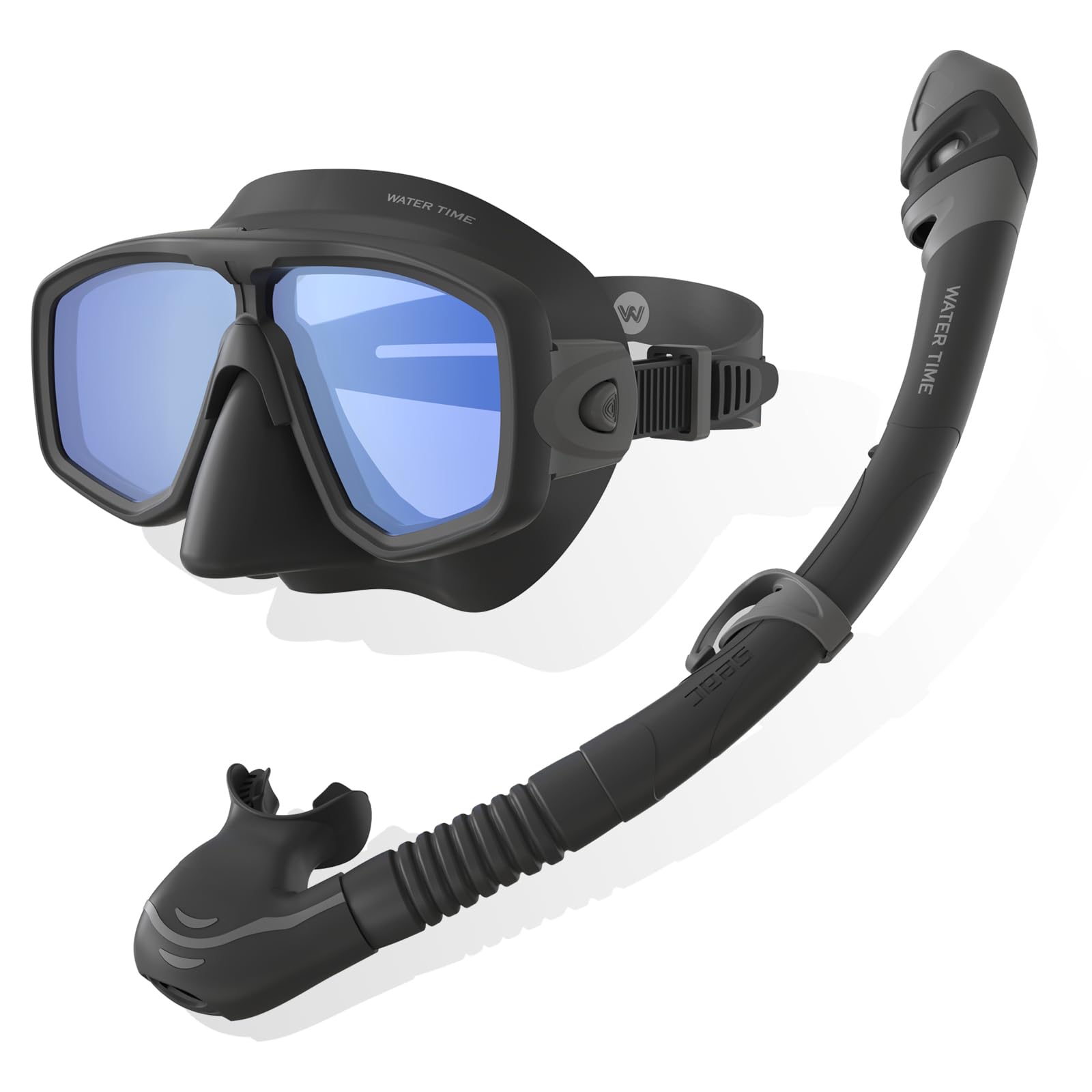 Sprzęt do nurkowania na czas wodny dla dorosłych, zestaw do snorkelingu z przeciwmgielną panoramiczną maską do nurkowania i wodoodporną konstrukcją, maska do nurkowania dla dorosłych do nurkowania i