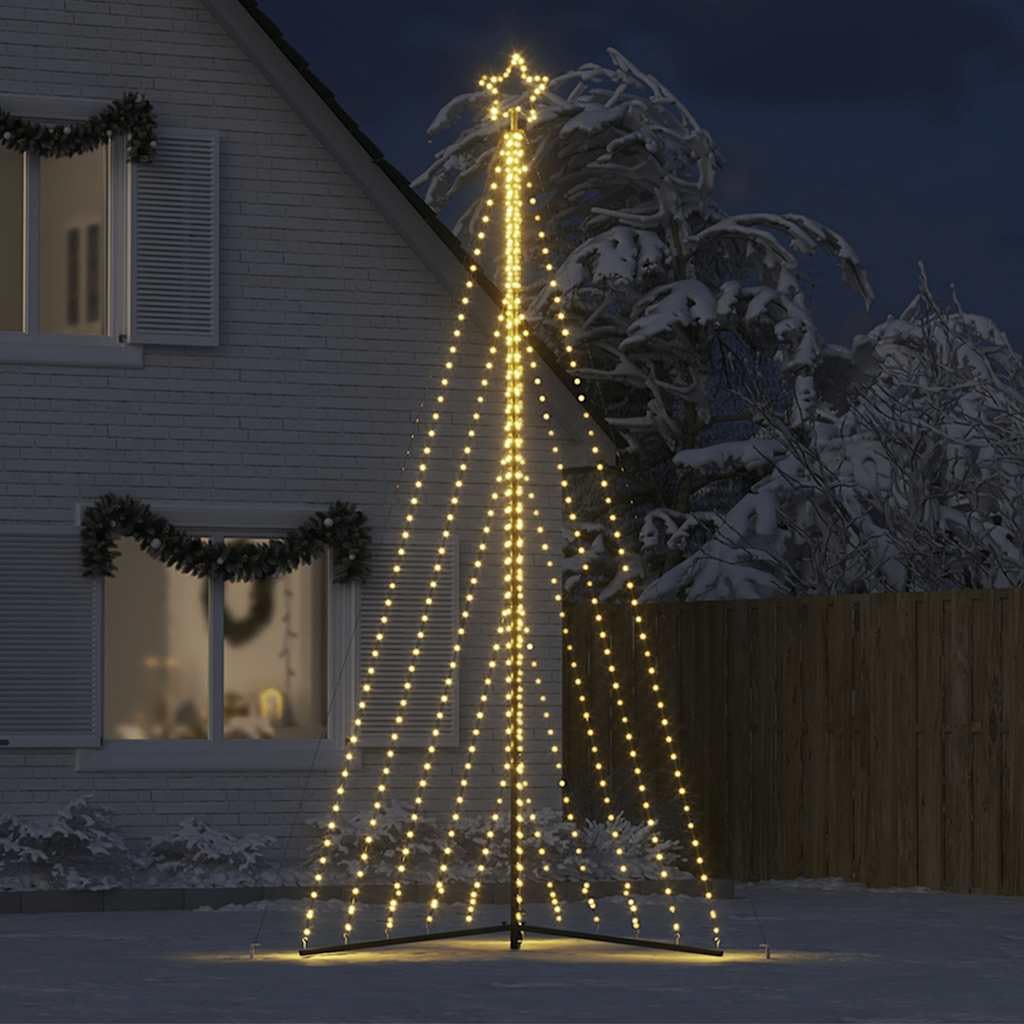 Illuminazione per Albero di Natale 570 LED Bianco Caldo 399 cm,Catene Luminose,Illuminazione Albero di Natale,Illuminazione Albero di Natale Interno e Esterno-4016440