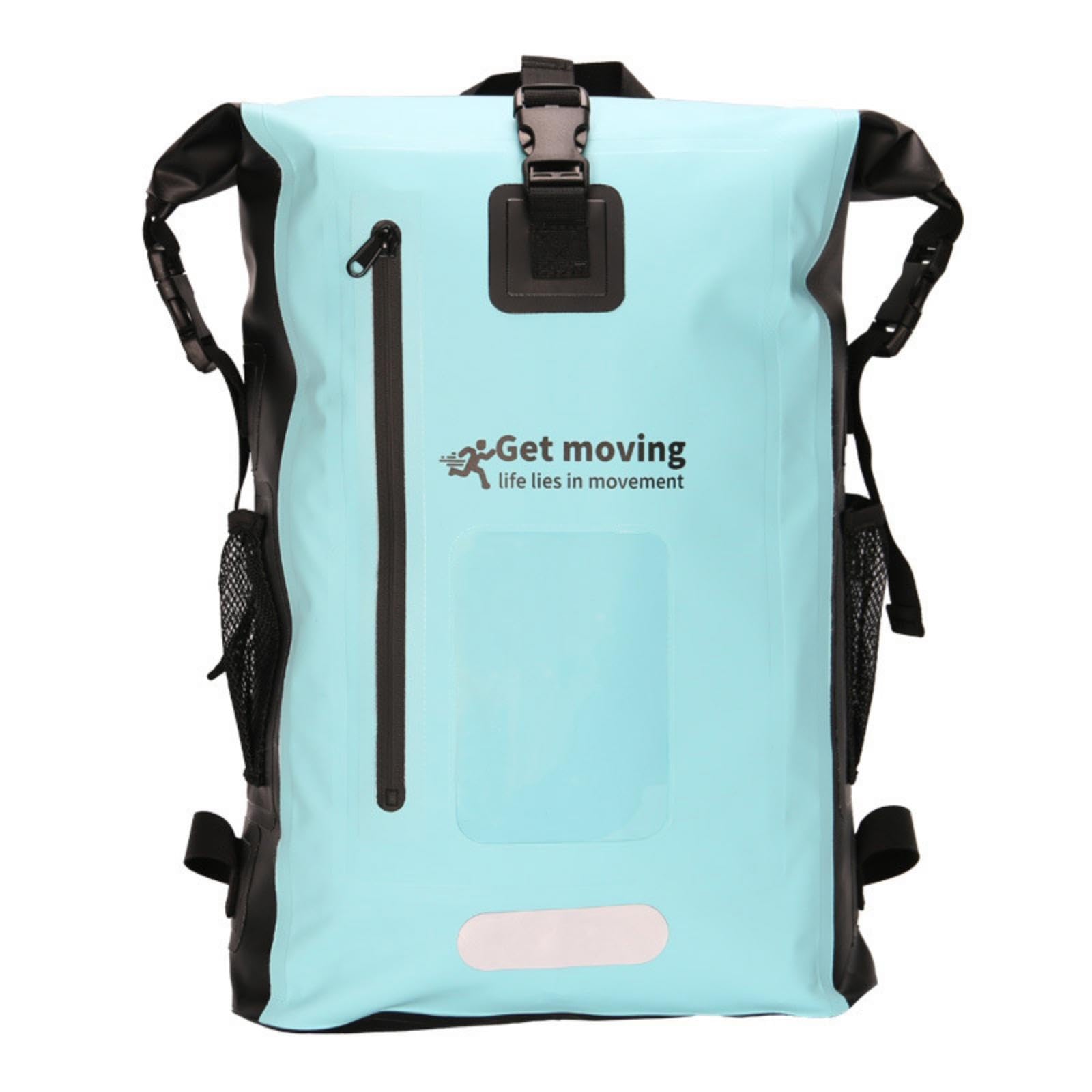 Waterproof Backpack with Window Reflective Roll-Top Backpack Heavy Duty Dry Bag with Shoulder Straps for Journeyers, Campers, Travel, Hiking, Camping-image-41