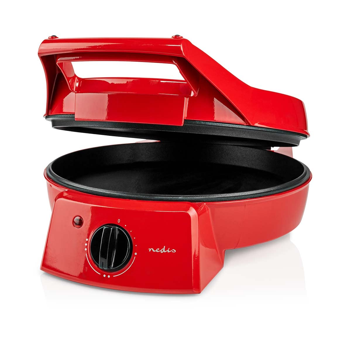 Nedis FCPM100FRD - Máquina para pizza (aluminio)