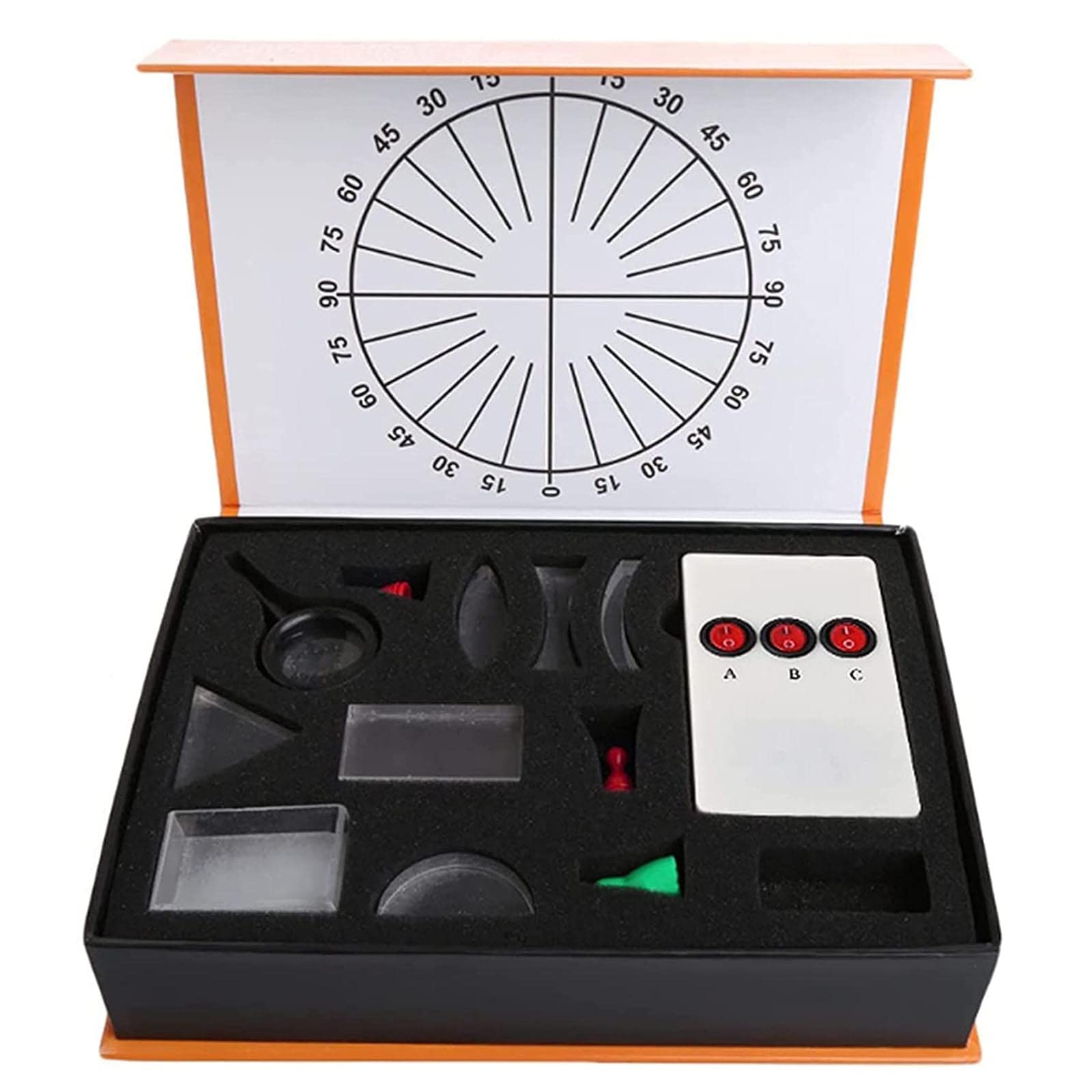 Optisches Konkav-Konvex-Linsen-Prismen-Set, Physikalisch-Optisches Set, Laborausrüstung, Geeignet Für Den Optikunterricht In Der Schule,