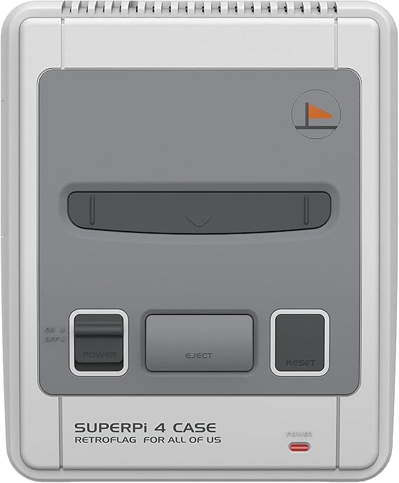 Retroflag Raspberry Pi Case, SUPERPi Case with Functional Power Button and Safety Shutdown for Raspberry Pi4 J Case