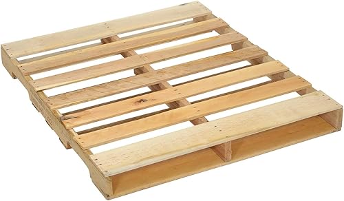 Paleta de madera dura de 48" x 40", capacidad de 2800 libras - Lote de 5
