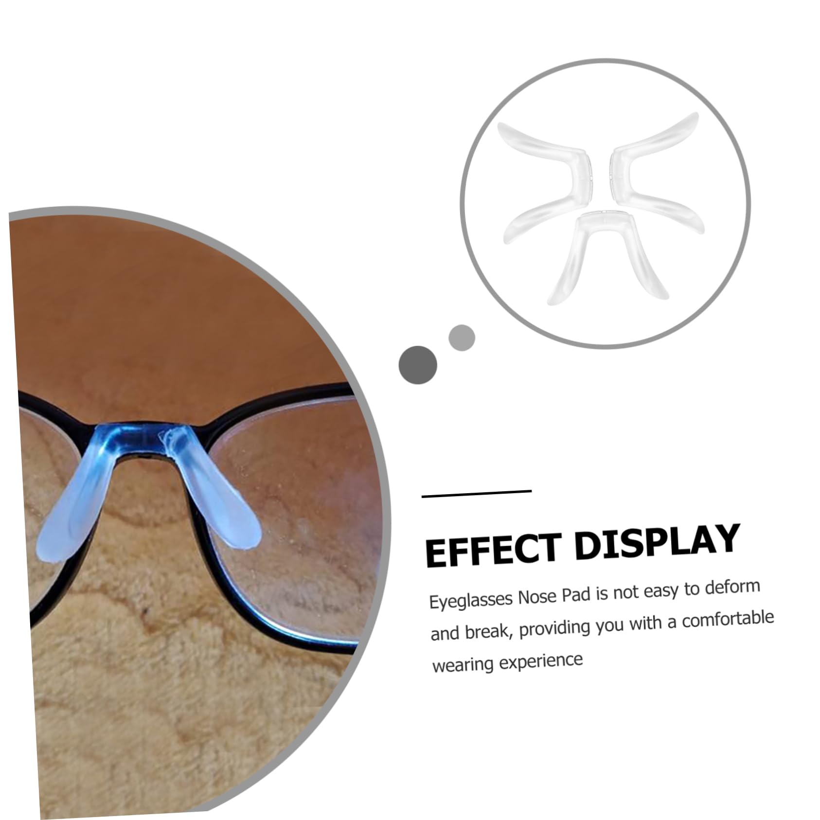 12piezas Almohadillas Nasales Para Gafas De Antideslizantes Reemplazo Cómodo Y Accesorios Para Gafas De Sol Y Lectura Para Nariz