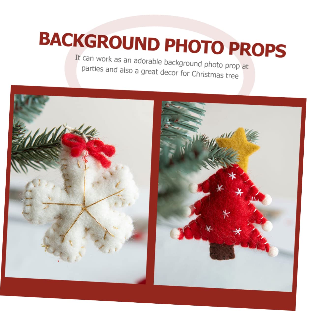 TOPBATHY 18 Piezas Adornos de Navidad Adornos Colgantes Decoraciones navideñas Festivas Colgantes navideños Christmas Tree favores de la Fiesta de Navidad decoración del árbol de Navidad