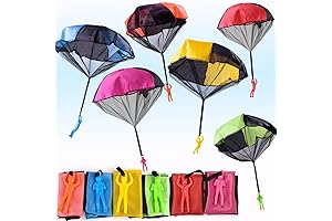 Parachute Toys 6-Pack for Kids' Festivities