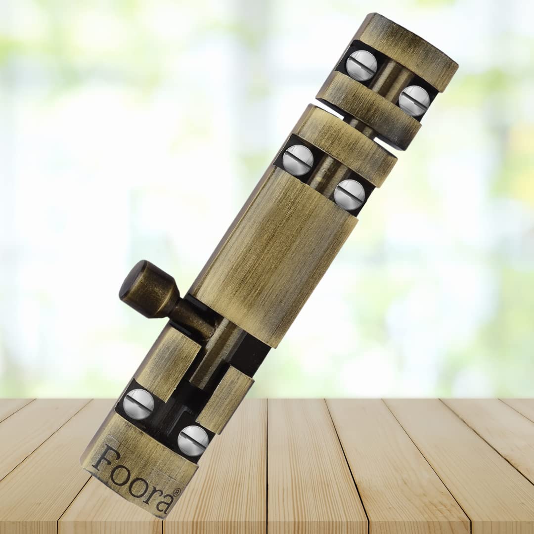 Foora Export Premium Antique zaylo Tower Bolt with Stainless Steel Rod and Stainless Steel knob for Door, Window, gate (Aluminum Body (chatakni) (4 inch, Antique. Finish, 1) Home Improvement Iterm (B0B4WDS5G9) Amazon Price History, Amazon Price Tracker