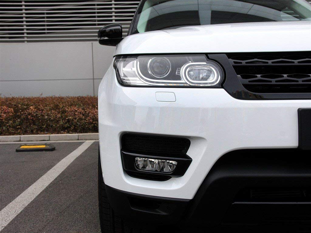 Cache Phare Antibrouillard Noir Pour Land Rover Range Rover Sport L494 2014-2017 - Paire Gauche/Droite