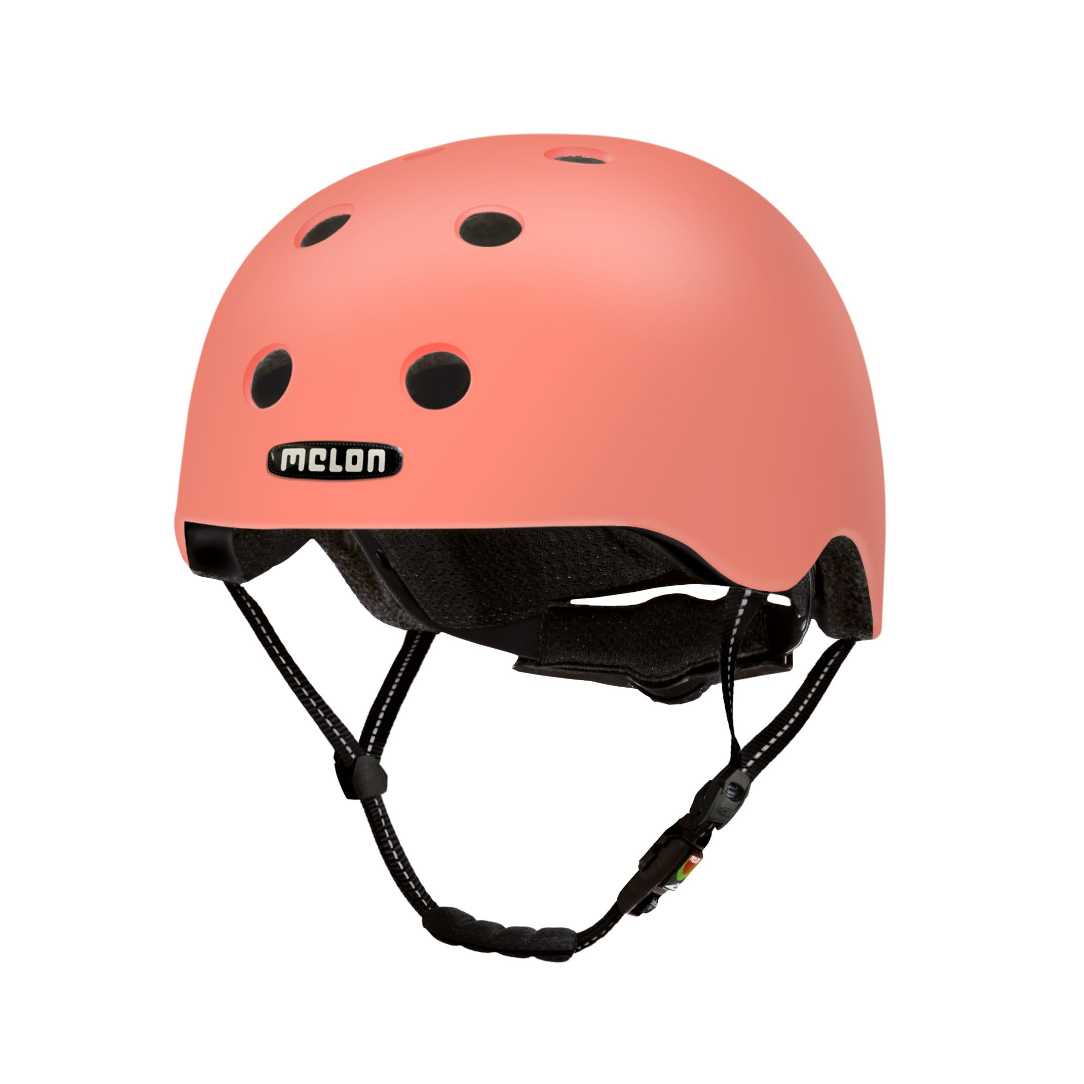 Melon »Miami« Leichter und Cooler Fahrradhelm für Damen, Herren und Kinder mit maximalem Schutz Größe XL-XXL (52-58 cm) Lachsfarben Pastell Einfarbig
