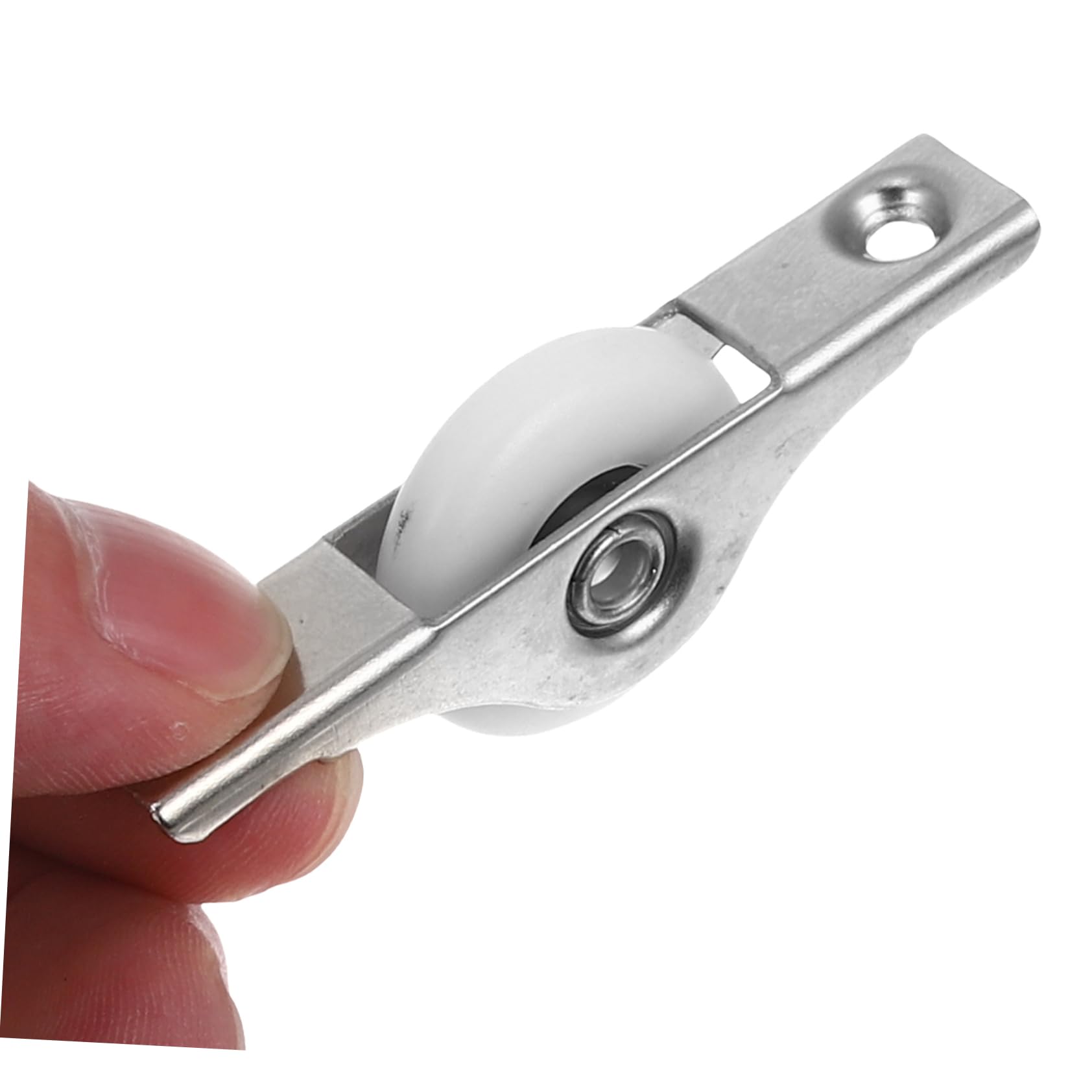 OSALADI 4pcs Cabinet Wheel Sliding Door Track Roller Cabinet Mini Roller Floor Roller Transfer Casters Ball Transfers Window Sliding Glider Step Stool Rollers Door Wheel Wardrobe - Image 4