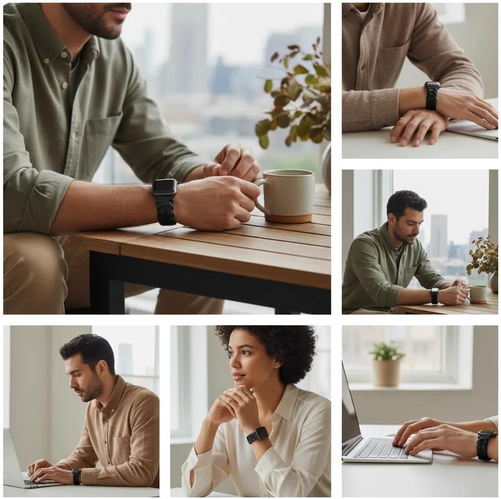 Genuine Leather Band Compatible with Apple Watch Ultra 49mm 46mm 45mm 44mm 42mm, Vintage Unique Dragon Spine Design Strap for iWatch Series 11/10/9/8/7/SE/6/5/4/Ultra