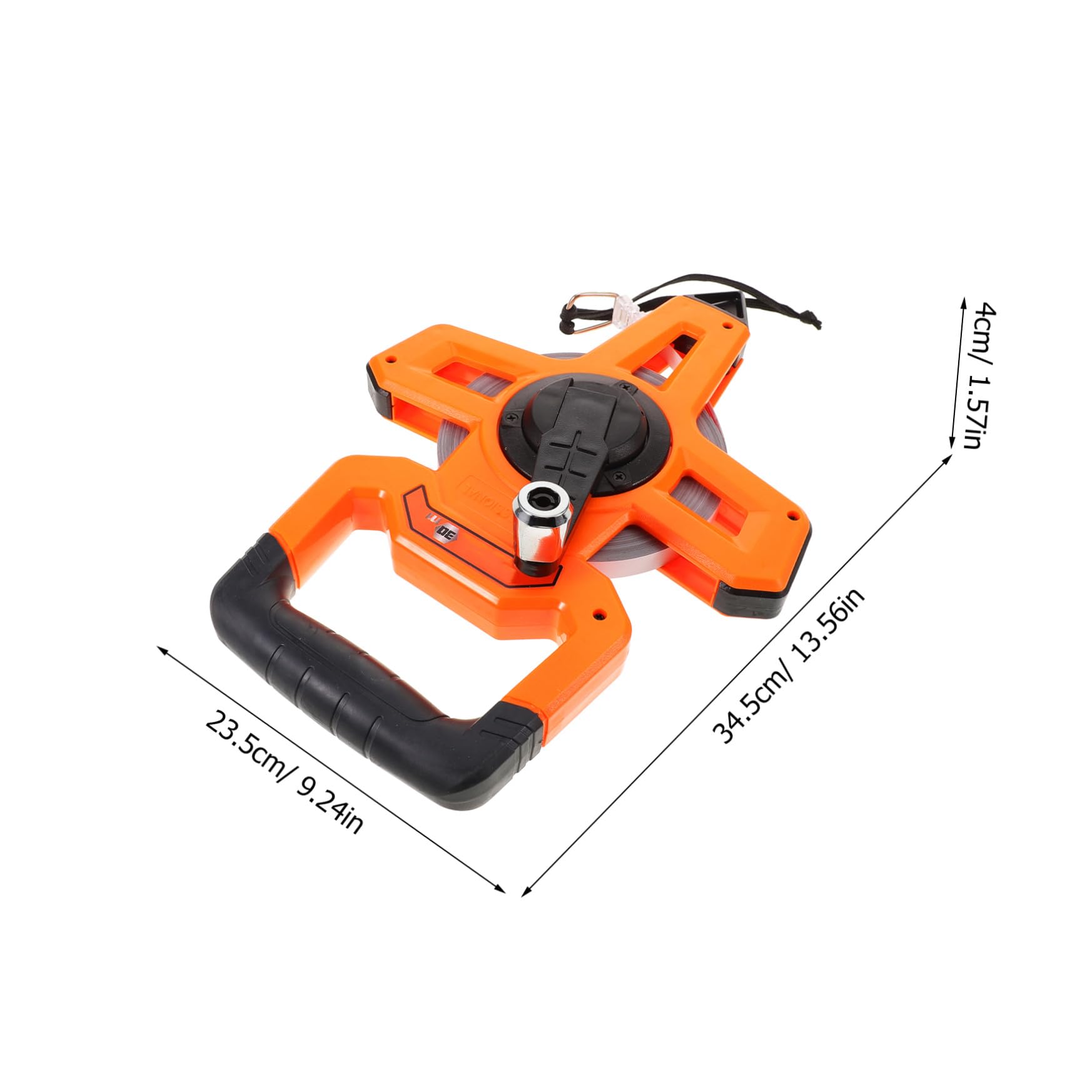 UKCOCO Ruban à Mesurer à Main Plastique Avec Cadre Ruban De Mesure Outil De Mesure Pratique Pour Insertion Sol Et Distances Étendues