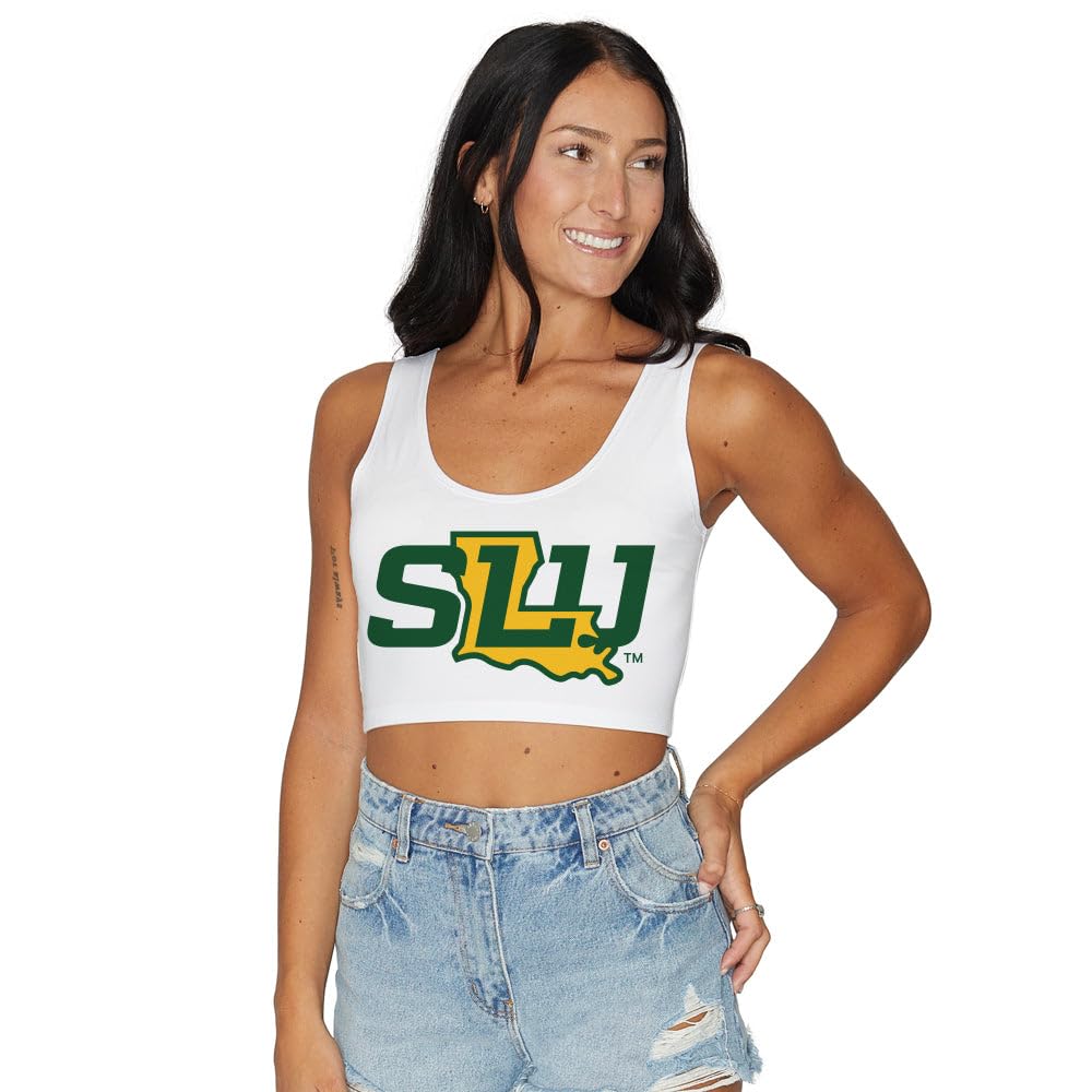 Lojobands Women's College Gameday Outfit Tank Top Tailgate Crop Top One Size Fits Most