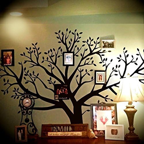 Huge Family Picture Tree Wall Decal Country Home Style Bedroom Decor