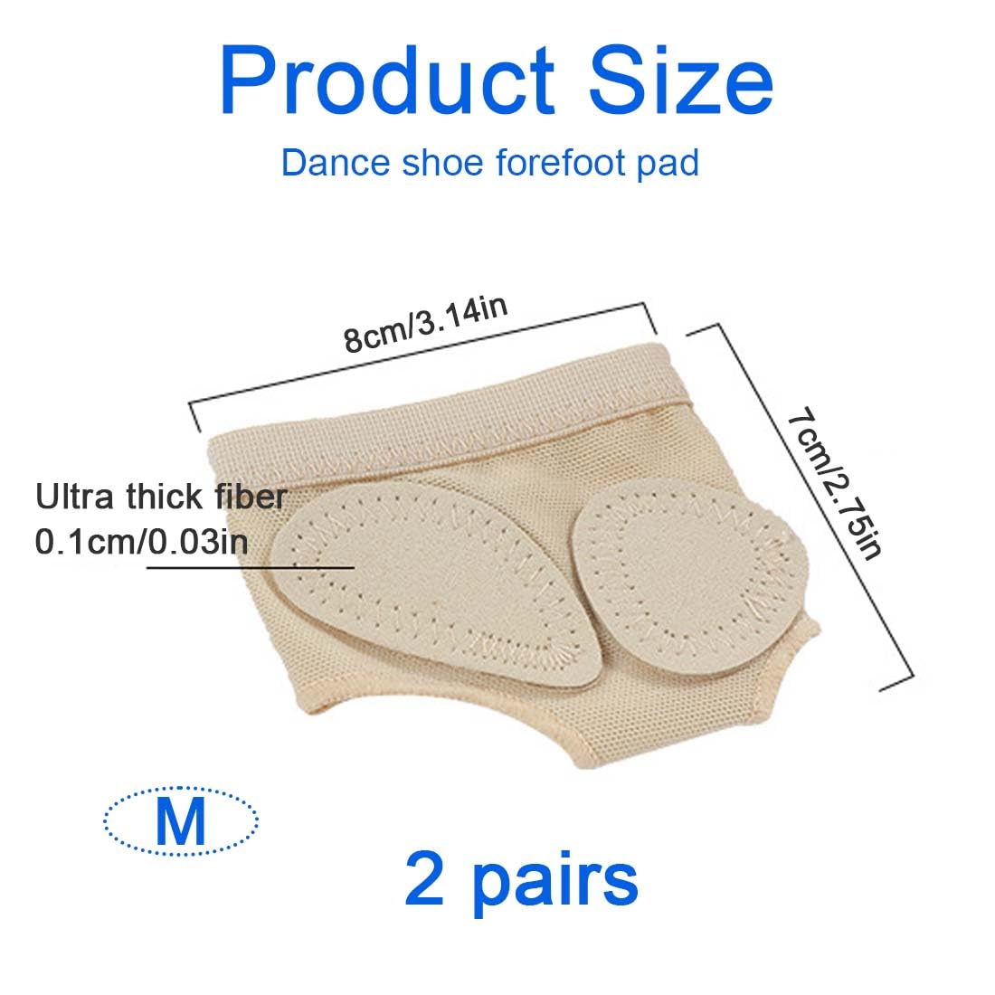 Almohadillas Anti-derrapante para danza 5 TALLAS NIÑOS Y ADULTOS protección pies ballet yoga gimnasia