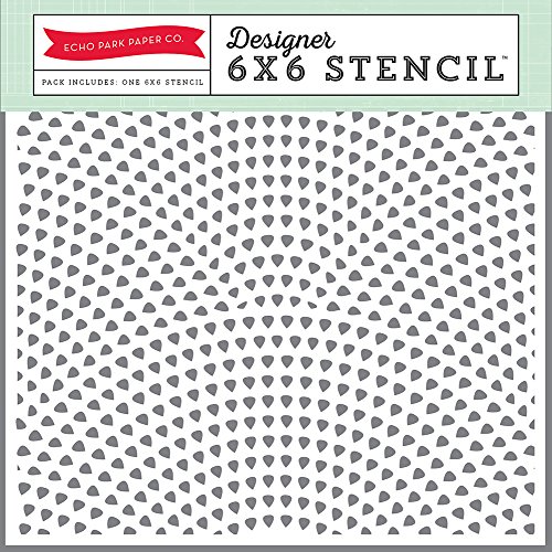 Echo Park Paper Co. Echo Park Paper Sunburst No.1 Decorative Stencils, 6