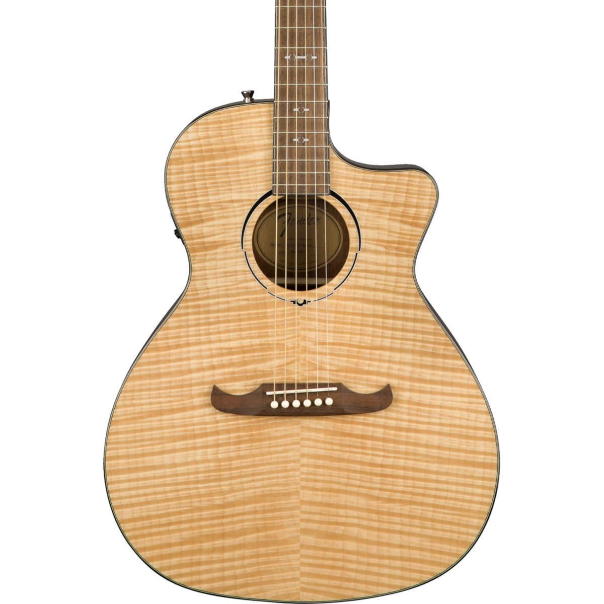 Fender FA-345CE - Chitarra acustica con corpo stile auditorium, con rosetta e tastiera, naturale