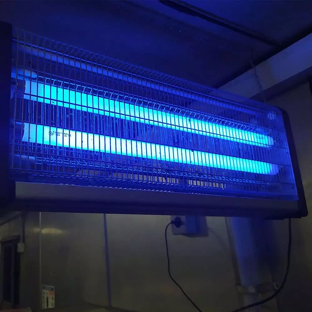 V-TAC Fly Zapper Elektrischer Insektenvernichter für den Innenbereich, UV-Schutz, 2 x 15 W, elektronischer Insektenvernichter (BS-Stecker), Abdeckung 100 m²