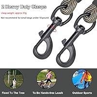 Vista 2 de BTINESFUL Correa de Amarre para Perro, Cuerda de Control Correa de Cuerda Larga, 8ft 12ft 20ft 30ft 50ft 75ft Correa para Perros de Patio - Perros