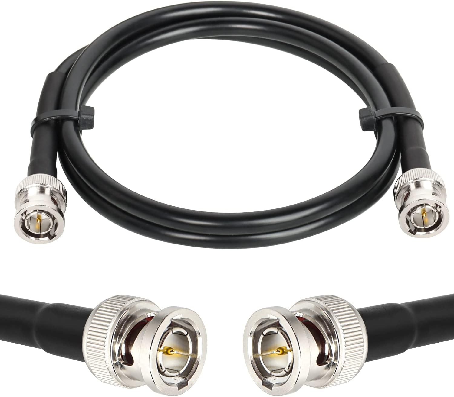 XRDS -RF 3FT SDI Cable, HD-SDI Cable BNC to BNC Digital Video Cable RG59 BNC Cable Supports HD-SDI/3G/6G-SDI/4K/8K SDI Video Cable Precision Video Cable