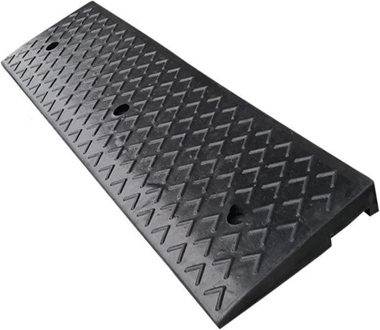Ramp Slope pad Truck Ramps, Outdoor Roadside Step Mat Black Rubber Vehicle Ramps Family Garage Service Ramps Villa Threshold Ramps 6CM