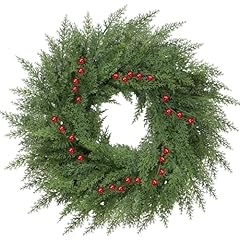 Cedar Wreath With Red Berries