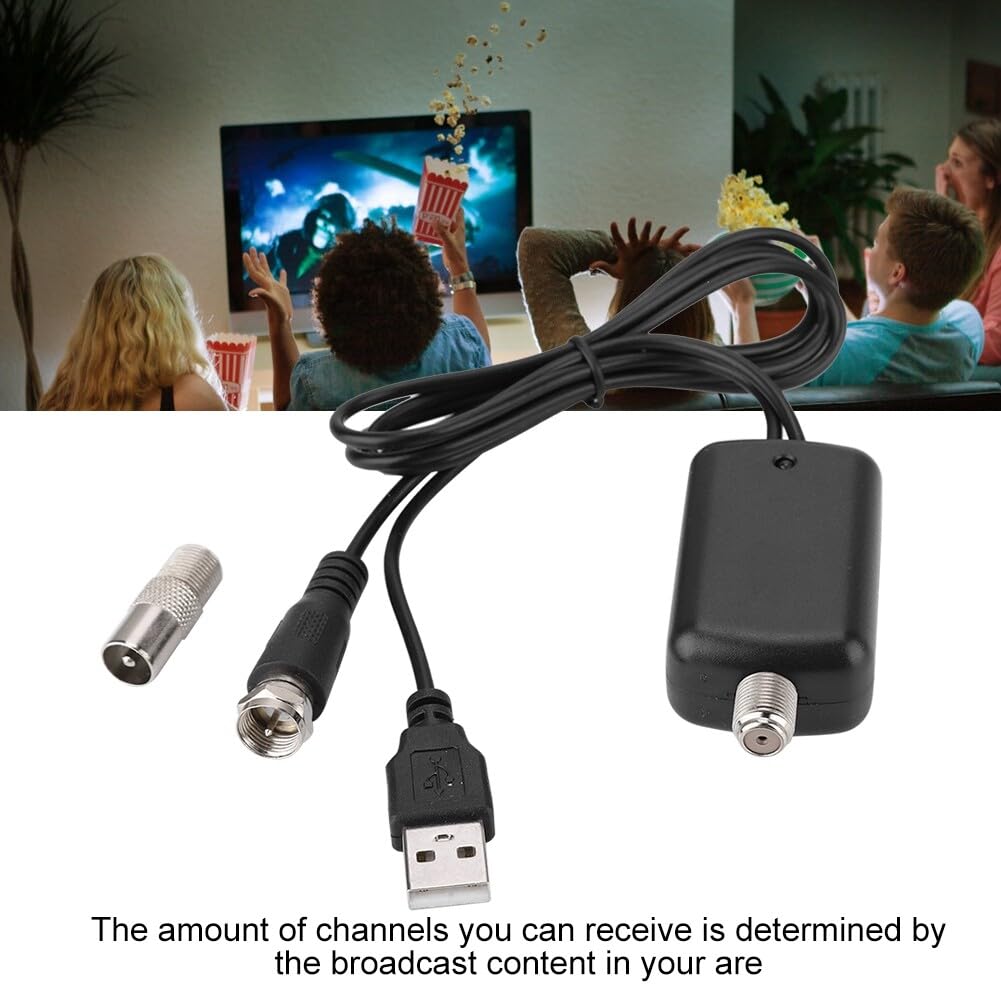 Amplificateur Signal TV Numérique - Boosteur Antenne TNT HD, Facile à Installer, Améliore Réception, 55x32 Mm, Compatible HDMI - 6