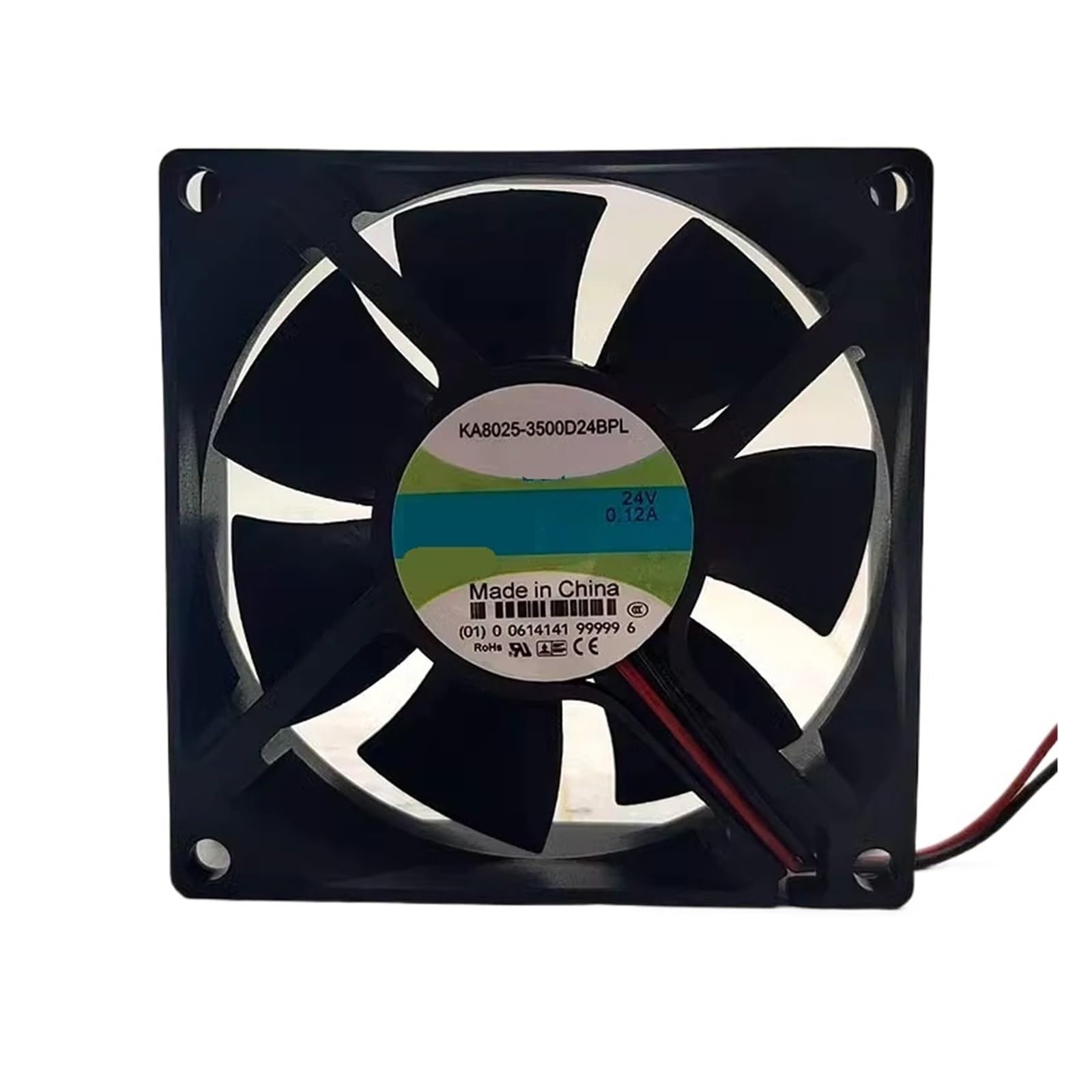 LEOTNNDQ 1PCS Fan KA8025-3500D24 DC24V 0.12A 8025 8cm 2wire