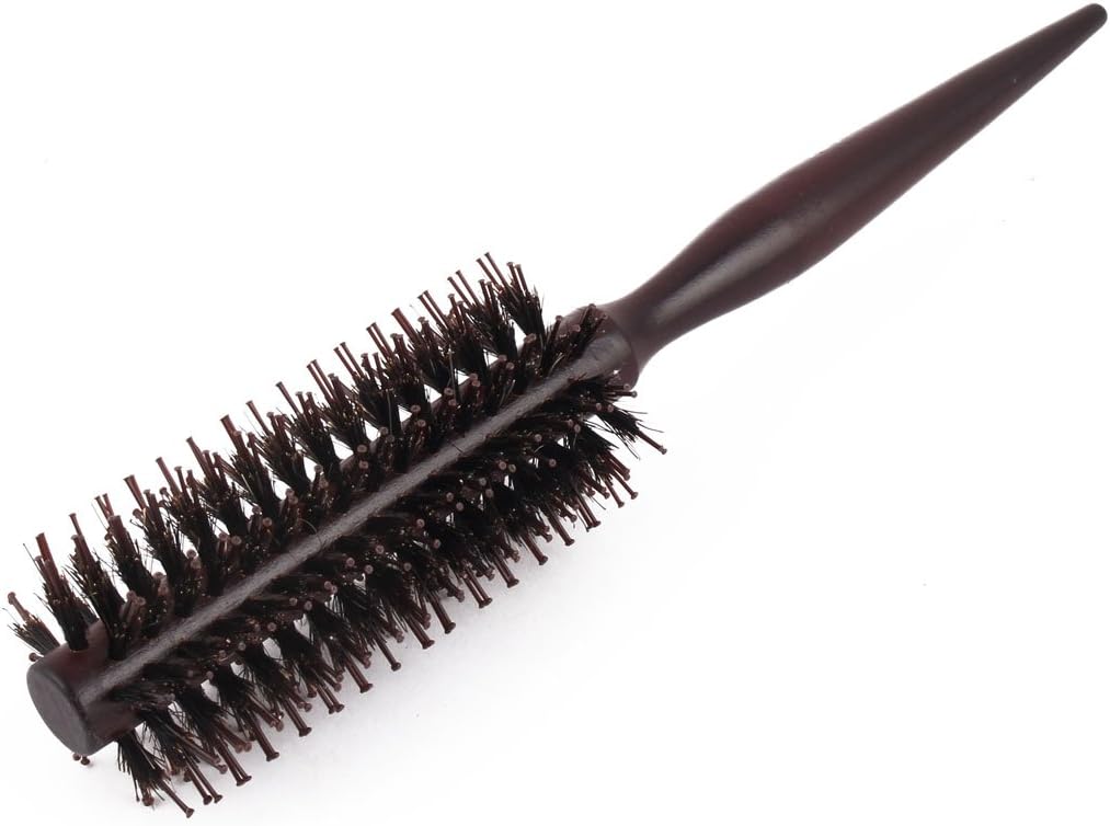 Ruilogod Plastic Cylinder Shape Hairdressing Curly Hairstyle Roll Straight Comb Brown (id: eaf 7de 4a1 446 f17