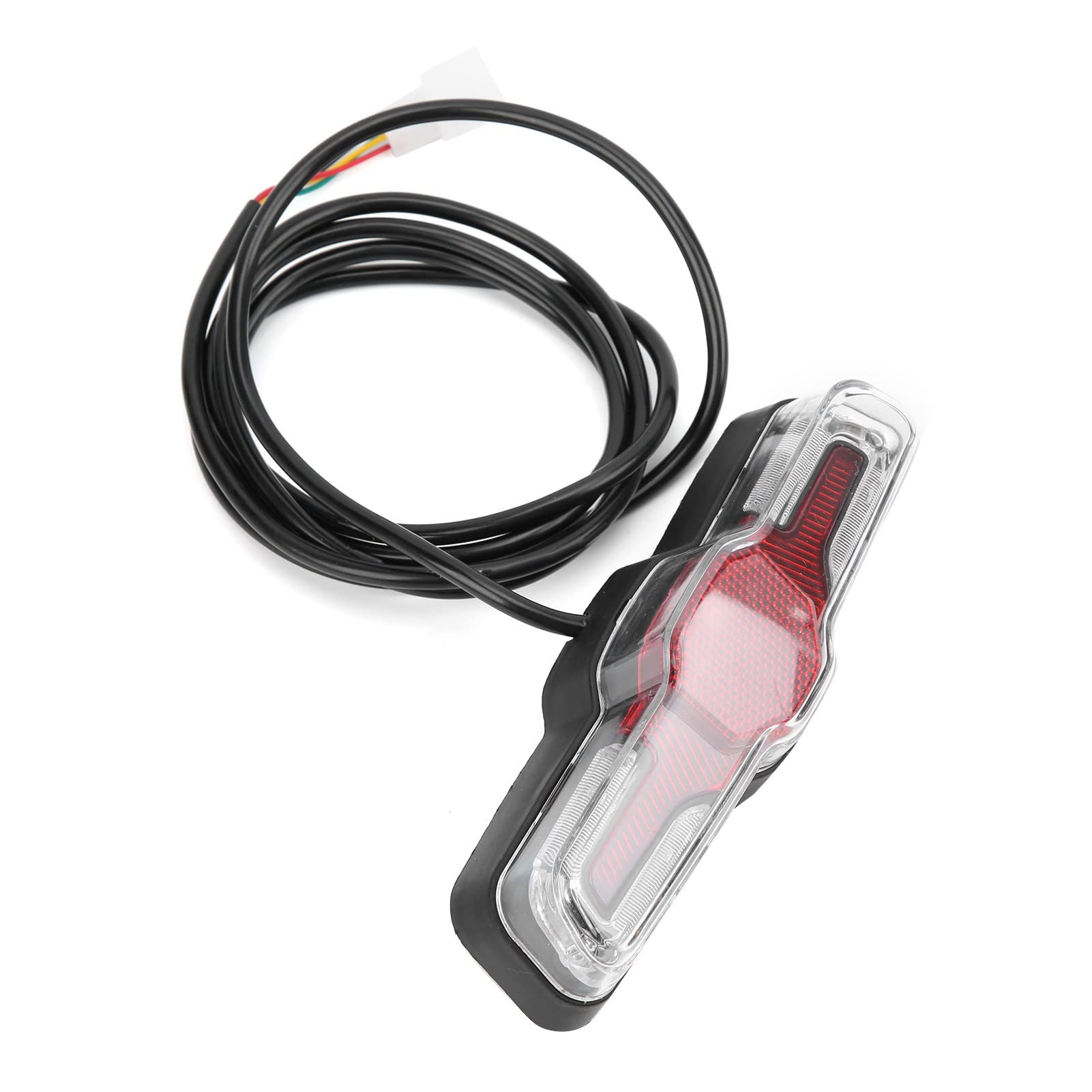 Fanale Posteriore per Bicicletta Elettrica a 5 LED, Fanale Posteriore in ABS 36V/48V/60V con Buona luminosità e Tenuta, Facile Installare Accessori per Ciclismo Notturno di