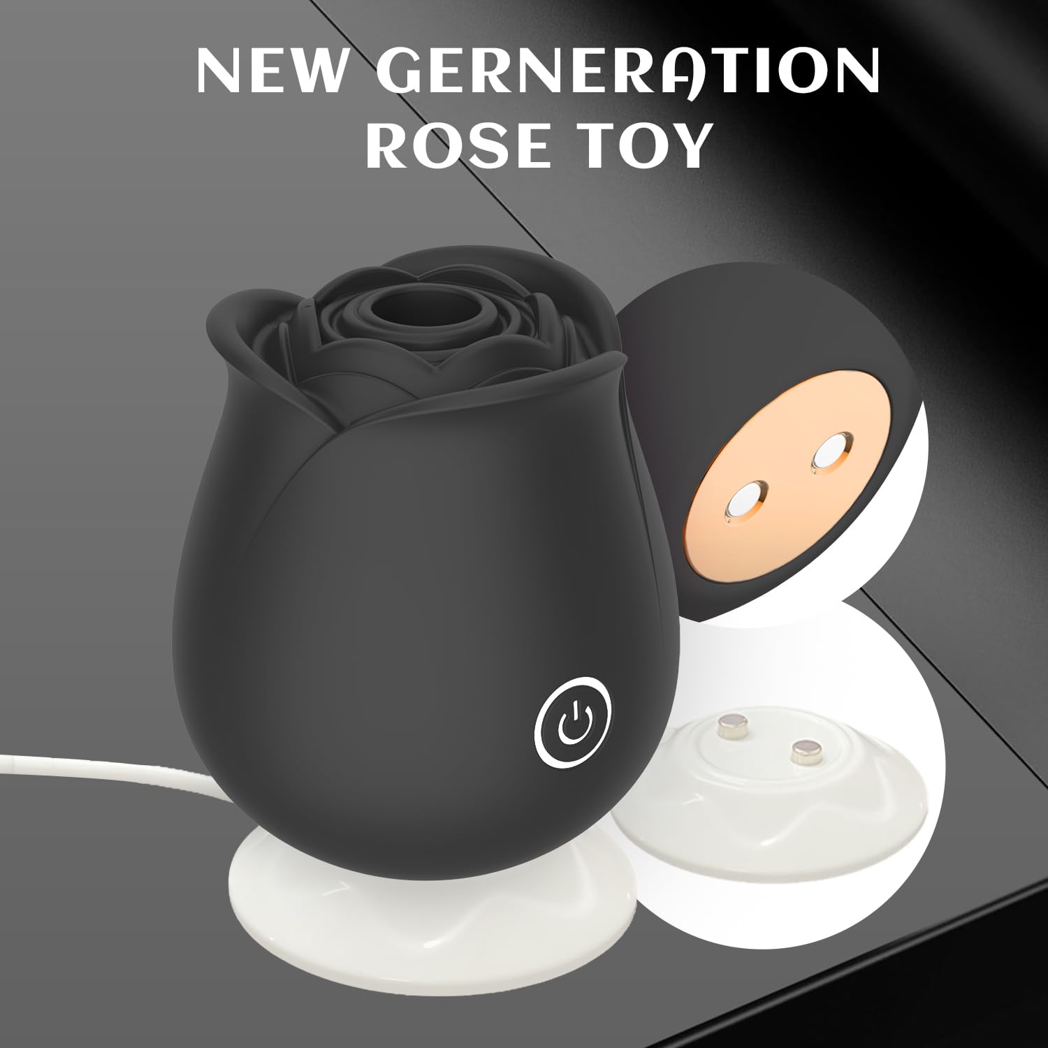 rose toy black Which lubricants are best for pain with penetration—water vs silicone vs oil? main image 1